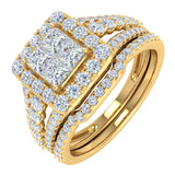 1 1/2 Carat Diamond Engagement Ring Band in Gold
