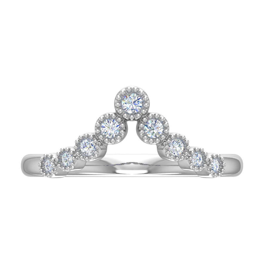 1/5 Carat Diamond Anniversary Ring Enhancer for Women in Gold
