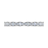 1/5 Carat Diamond Wedding Band Ring in Gold