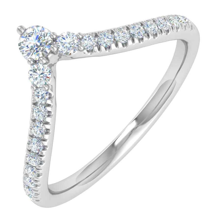 1/4 Carat Diamond Wedding Band Guard Ring Enhancers in Gold