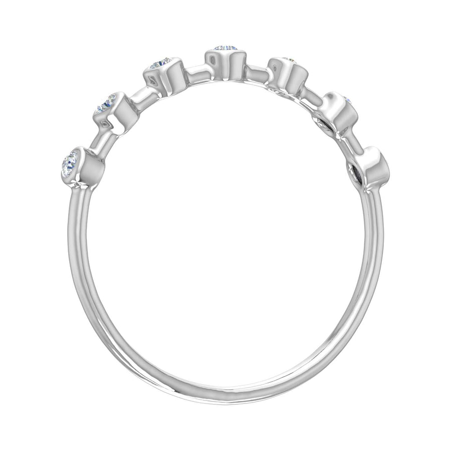1/10 Carat Diamond Wedding Band Ring in Gold