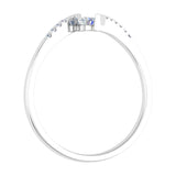 0.14 Carat Diamond Engagement Ring Band in Gold